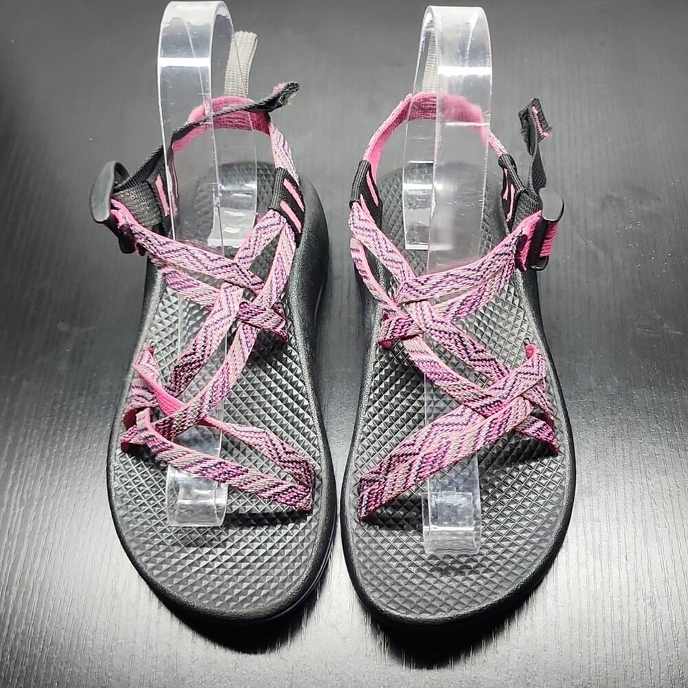 CHACO BRAIDED STRAPS VELCRO YOUTH SIZE 3 VERY GOOD CONDITION